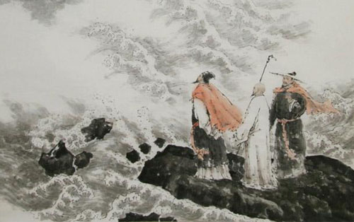 “大江东去，浪淘尽，千古风流人物”是如何白话文解说？