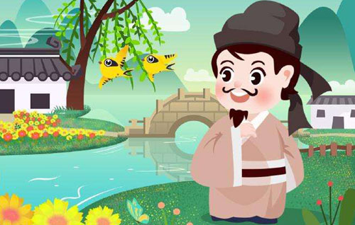 “留连戏蝶时时舞，自在娇莺恰恰啼”是如何白话文解说？