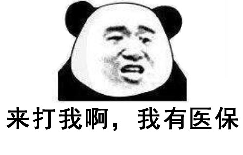 来打我啊我有医保是什么意思？